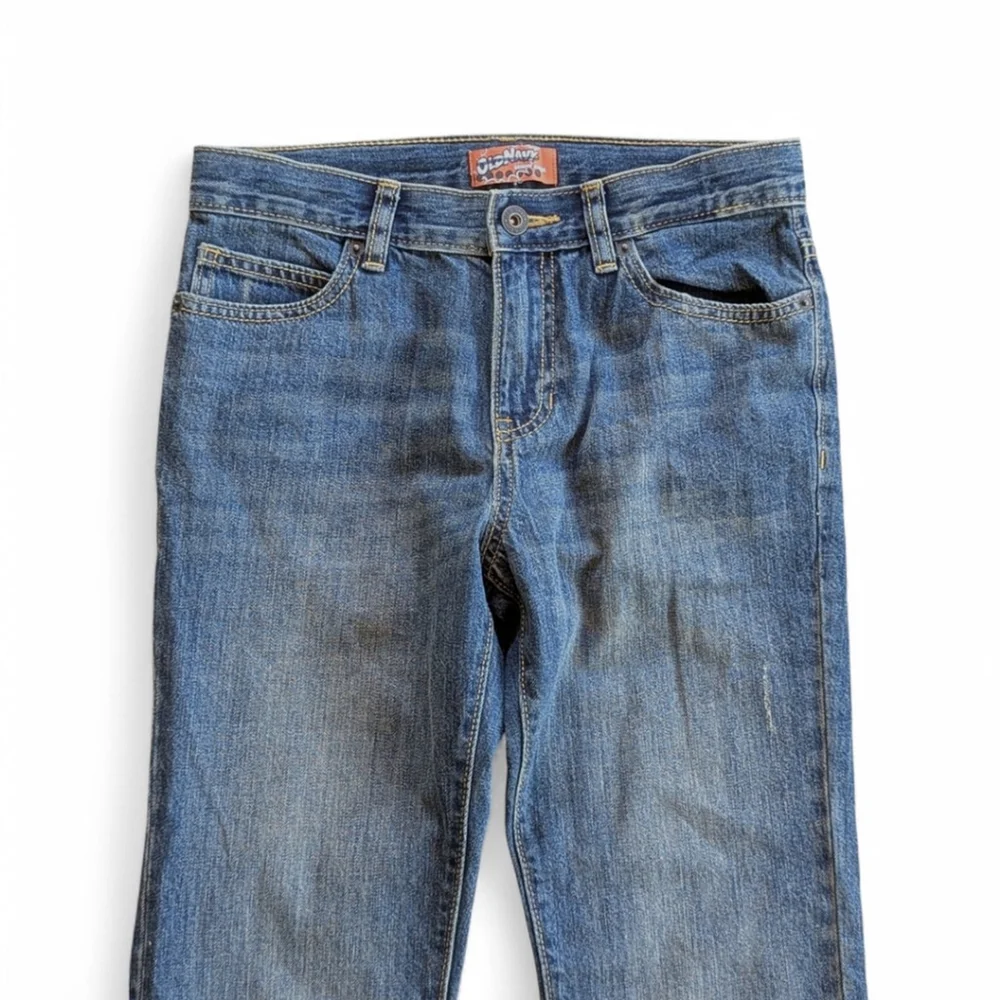OLD NAVY Boys Straight Jeans Sz 12 Reg Skinny Straight Leg Adjustable Waist NEW